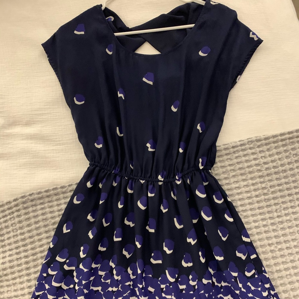 Blue and Purple Petal Dress